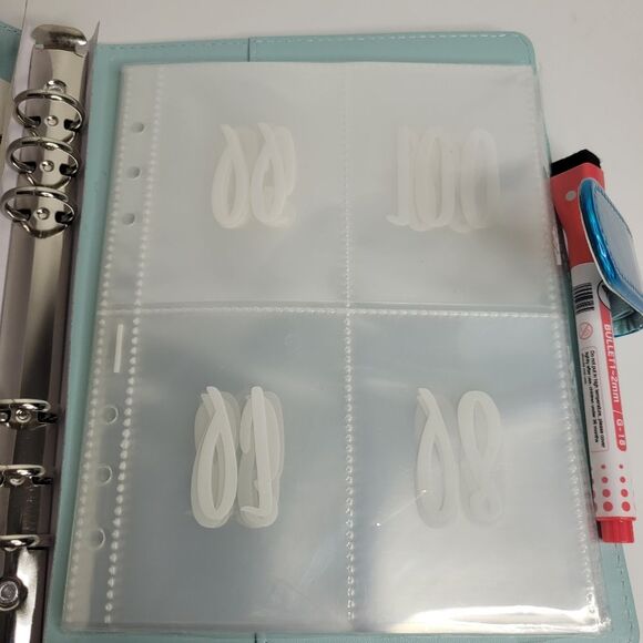 100 Envelopes Money Savings Challenge Binder Budget - Picture 4 of 7